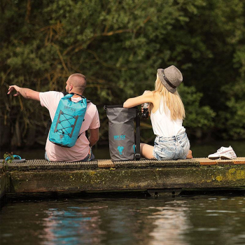 Dry Ice Cooler backpack cooler bag 20 liters turquoise