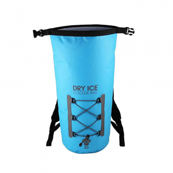 Dry Ice Cooler backpack cooler bag 20 liters turquoise