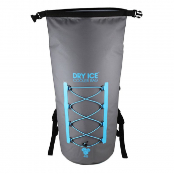 Dry Ice Cooler Rucksack Kühltasche 40 Liter Grau