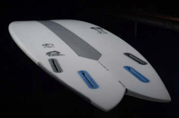 Surfboard TORQ Epoxy TEC Quad Twin Fish 7.2