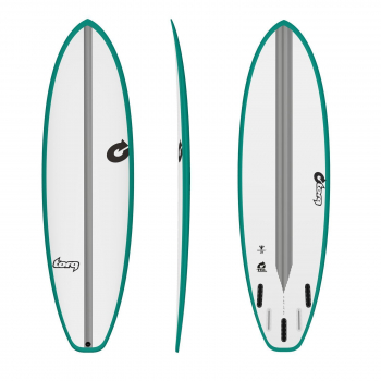 Surfboard TORQ Epoxy TEC BigBoy23 7.6 Rail Green