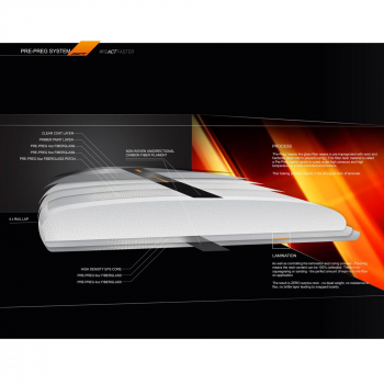 Surfboard TORQ ACT Prepreg The Don HP 9.1 RedRail