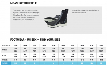 Bare EXOWEAR Calze in neoprene Unisex Nero