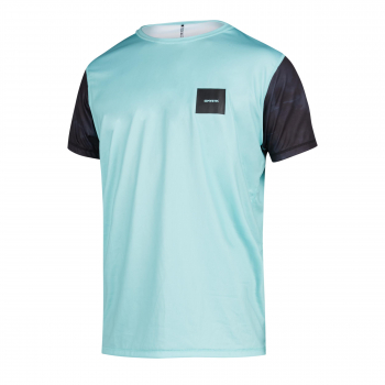 Mystic Majestic Manica Corta Quickdry Uomo Nero/Menta