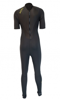 Xcel Axis Wind OS Neoprenanzug Kurzarm 4/3mm Back-Zip Männer Graphit
