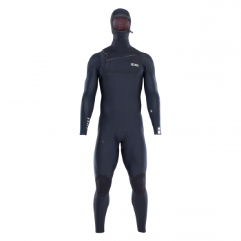 ION Seek Select Semidry Traje 6/5/4mm Cremallera frontal Hombre negro