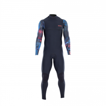 ION Seek Amp Semidry Traje de buceo 4/3mm Back-Zip Hombre cápsula negro/negro