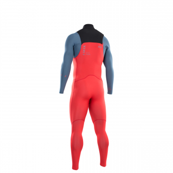ION Seek Core Semidry Neoprenanzug 5/4mm Front-Zip Männer red/steel blue/black