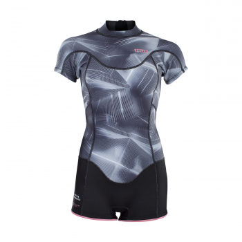 ION Amaze Shorty 2,5mm Back-Zip Mujer láser negro