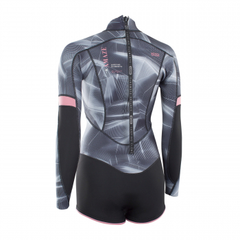 ION Amaze Shorty manches longues 2,0mm Back-Zip Femmes laser black