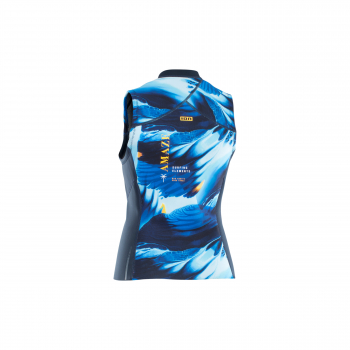 ION Neo ZipTop Rashguard 1.5mm mujer azul cápsula