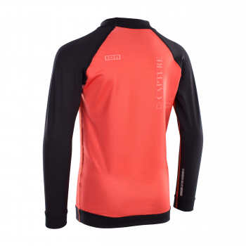 ION Capture Rashguard Langarm Jungs red/black