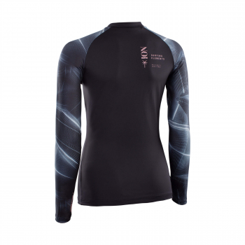 ION Rashguard manga larga mujer láser negro