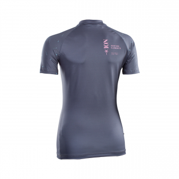 ION Rashguard Kurzarm Frauen steel blue