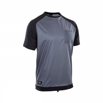 ION Wetshirt uomo manica corta blu acciaio/nero