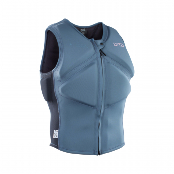 ION Vector Amp Weste Front-Zip Männer steel blue/black