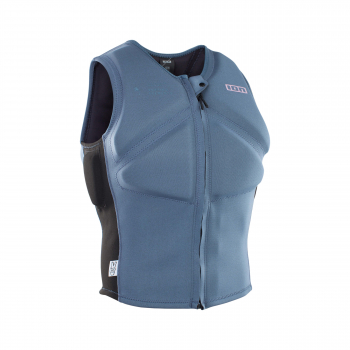 ION Vector Core Weste Front-Zip Männer steel blue/black