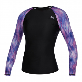 Mystic Diva Long Sleeve Rashvest Crop Tee Women Hollywood Pink
