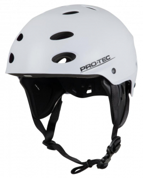 Pro-Tec Ace Wake Water Sports Helmet Unisex Satin White Front View