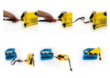 Restube quick release function