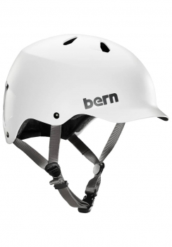 Bern Watts H2O Casque de sports nautiques Hommes Satin Blanc