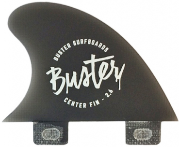 Buster Surfboard Finnen Center Finne Schwarz 2.6''