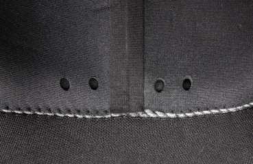 °hf Collier d'arrosage en néoprène blanc à jupe double avec trou de serrure à double cheminée