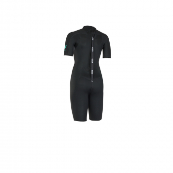 ION Base Shorty 2/2mm Back-Zip Mujer negro