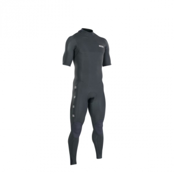 ION Seek Core Kurtzarm Neoprenanzug 3/2 mm Back-Zip Männer Schwarz