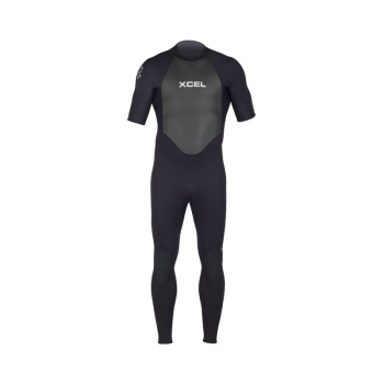 Xcel Axis OS Kurtzarm Neoprenanzug 2mm Back-Zip Männer Schwarz