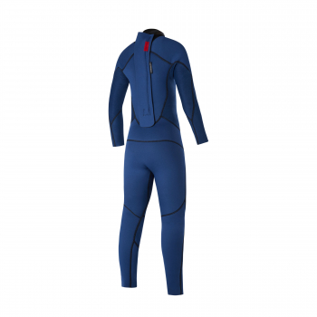 Mystic Star Wetsuit 3/2 Back-Zip Flatlock Junior Night Blue