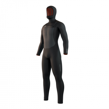 Mystic Voltt Hooded Neoprenanzug 6/4/3mm Front-Zip Männer Schwarz