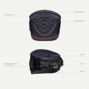 Mystic Warrior Waist Belt Men Black