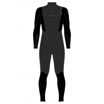 Traje de neopreno Neilpryde Combat 5/4mm Frontzip Hombre C1 Negro