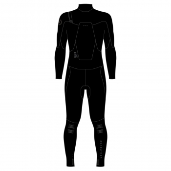 Neilpryde Mission Neoprenanzug 5/4mm Frontzip Männer C1 Schwarz