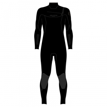 Neilpryde Mission Neoprenanzug 5/4mm Frontzip Männer C1 Schwarz