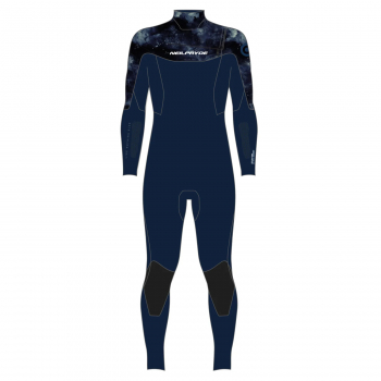 Neilpryde Wizard traje 5/4mm backzip hombre C2 Azul / Space Print