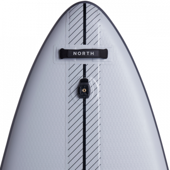 North SUP Pace Tour Aufblasbares Standup Paddle Board Package Himmel Grau