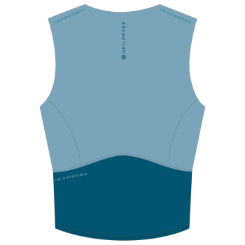Neilpryde Storm chaleco de protección contra impactos cremallera frontal mujeres C1 negro / azul claro