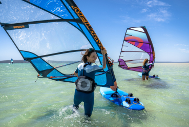 Neilpryde Evo Trapez Kite- und Windsurf Frauen C3 Marine \ Coral