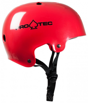 Pro-Tec Old School Wake Watersports Helmet Unisex Red Shiny