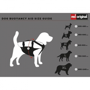 Red Original Chaleco salvavidas para perros Azul
