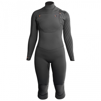 RRD Amazone Overknee Wetsuit 3/2 Chestzip Mujer Gris