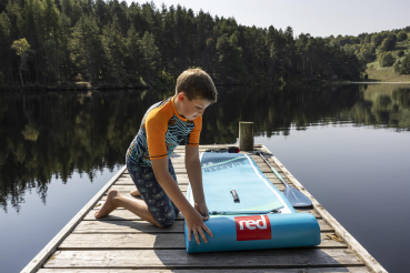 Red Paddle Co SNAPPER SUP para niños 9'4" x 27" x 4" MSL con bomba TITAN 2