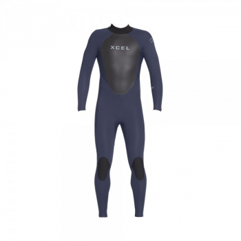 Xcel Axis OS Wetsuit 4/3mm Back-Zip Men Slate Black