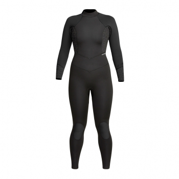 Xcel Axis X OS Neoprenanzug 3/2mm Back-Zip Frauen Schwarz Blume