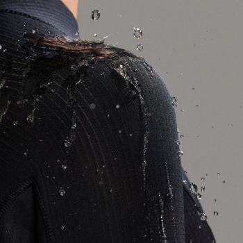 Xcel Traje de buceo Drylock X2 con capucha 6/5mm Cremallera frontal Mujer Negro