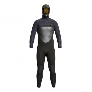 Xcel Drylock Hooded X2 Combinaison 5/4mm Front-Zip Hommes Noir