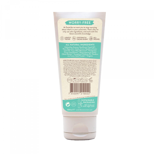 Suntribe All Natural Mineral BODY & FACE Sunscreen SPF 30 100ml