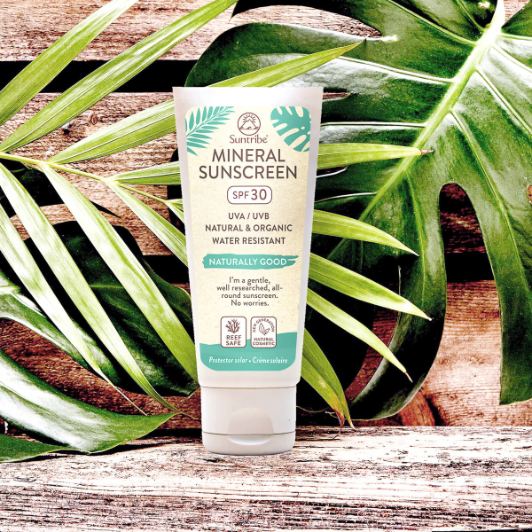 Suntribe All Natural Mineral BODY & FACE Sunscreen SPF 30 100ml